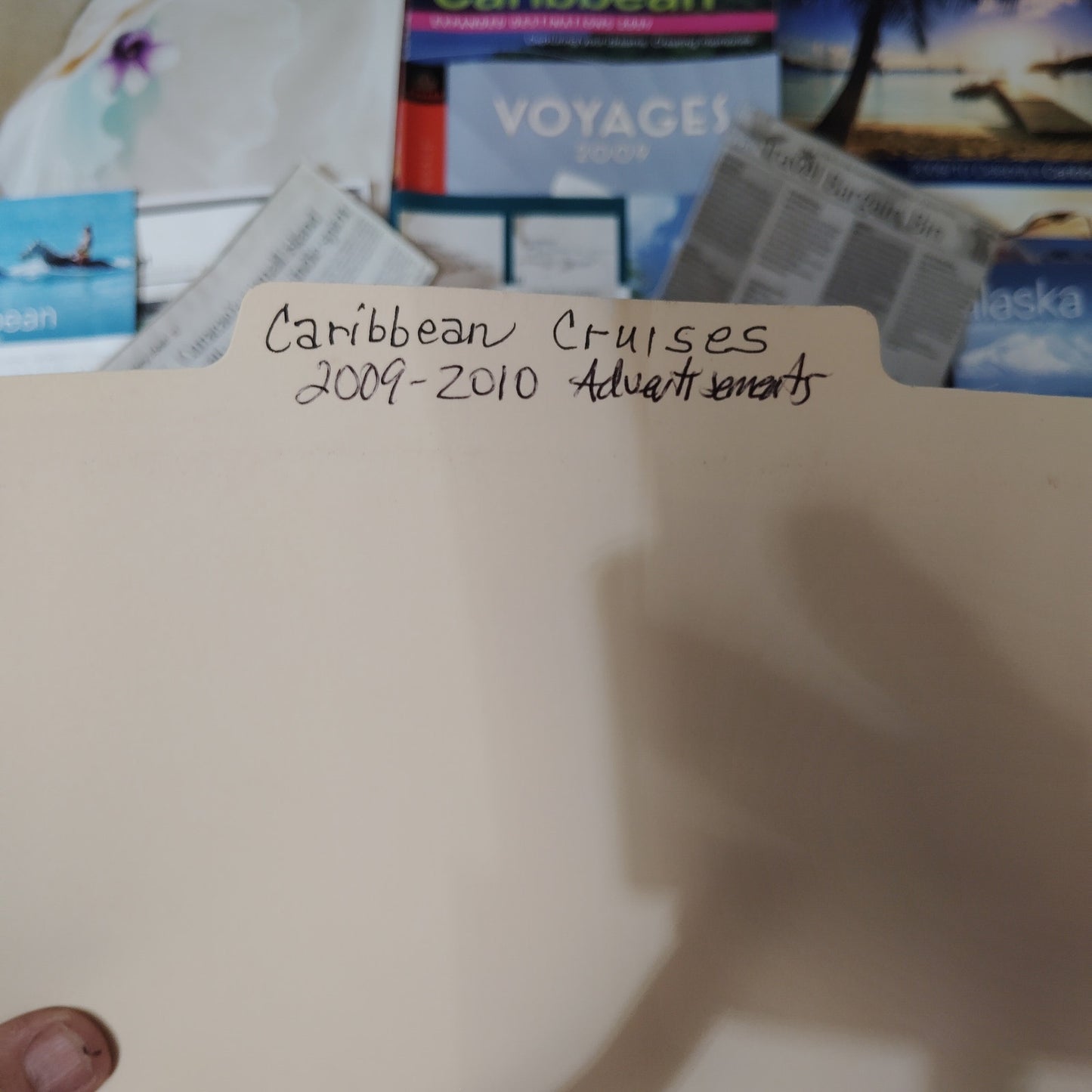 Caribbean Cruises Travel Ephemera Lot 2009-2010 Advertisements - Multi-color