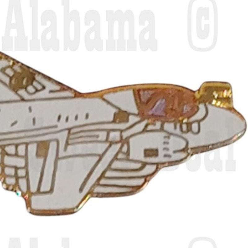 A-6 Intruder Airplane Metal Hat, Lapel, Brooch Collectors Pin 1-1/8"W x 3/8"H