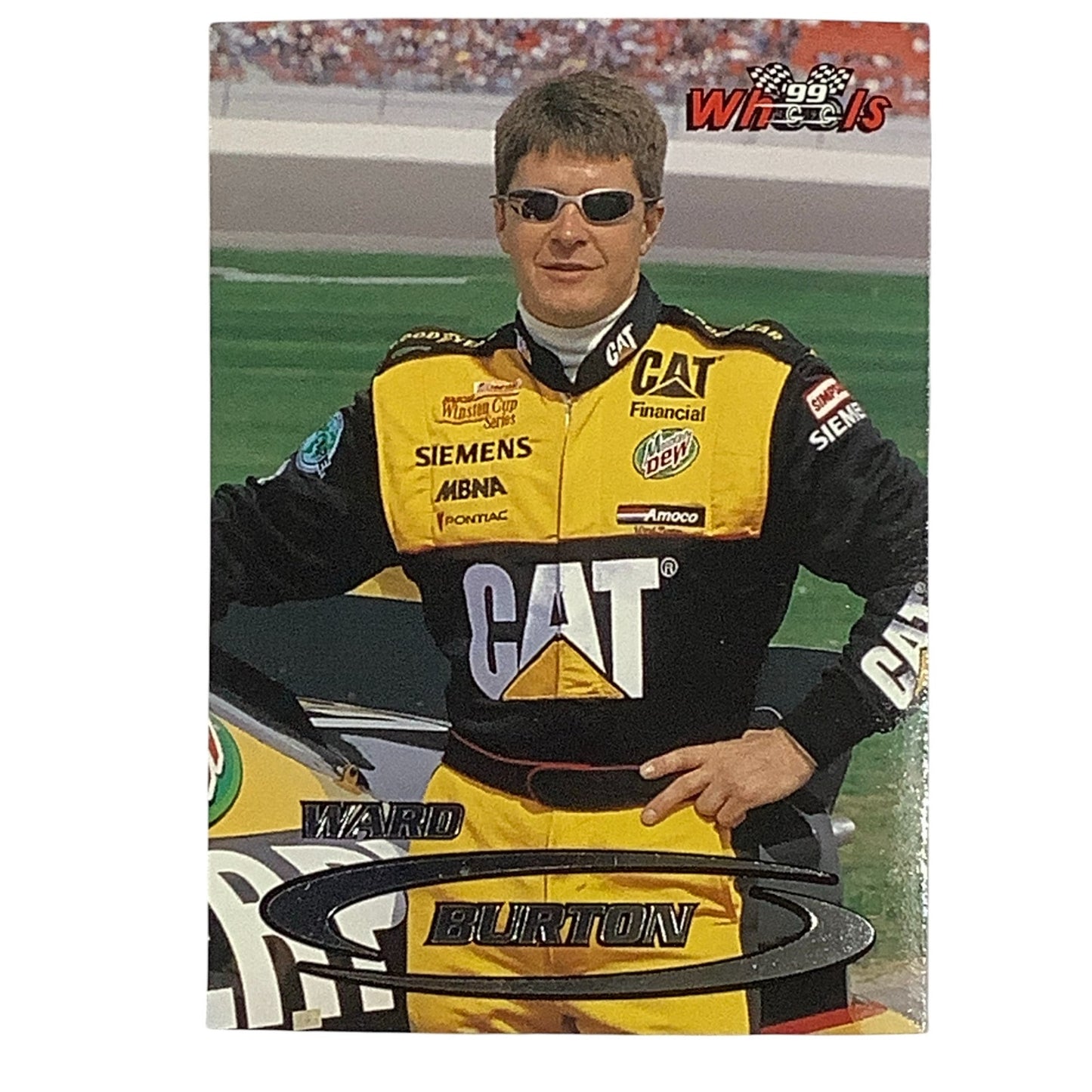 Ward Burton, Sponsor: CAT (Caterpillar), #4, 1999 Wheels NASCAR Winston Cup, NM+