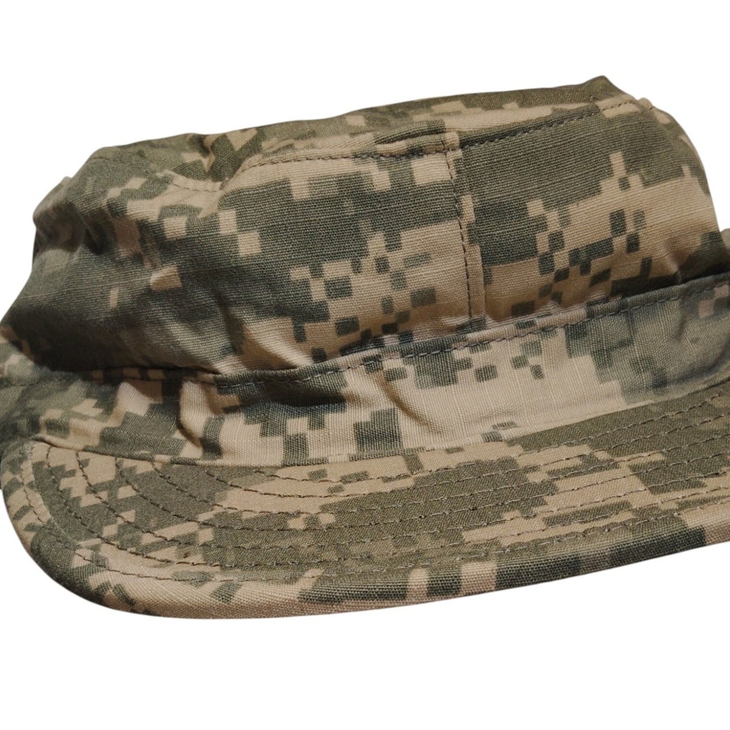 Digital ACU Camo Patrol Cap, Size 7-1/4, Ripstop, Bernard Cap Co., EUC