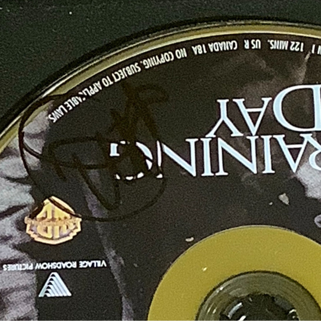 2004 Training Day, Denzel Washington Autograph on Both Case (Snapcase) and DVD