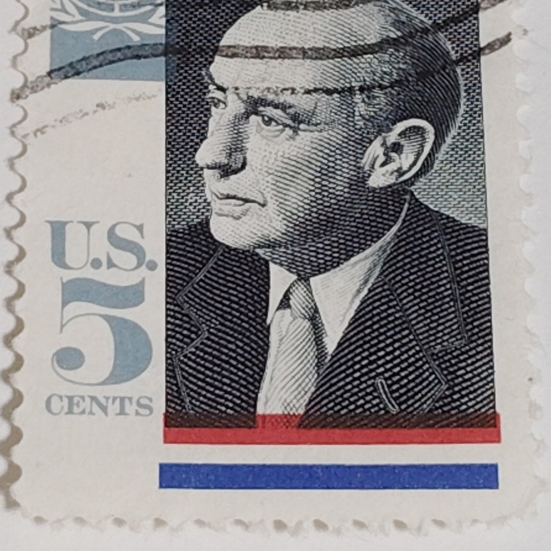 1965 Scott #1275 – 5¢ Adlai Stevenson / UN Ambassador Memorial – Canceled