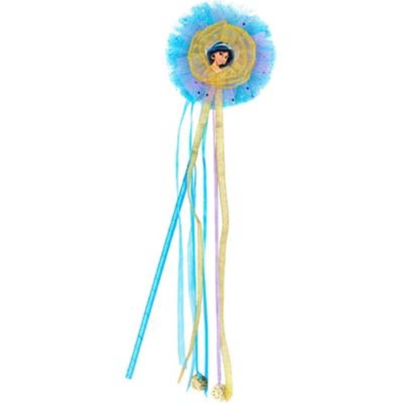 Jasmine Princess Wand 17" Caribbean Blue Baguette Costume Accessory