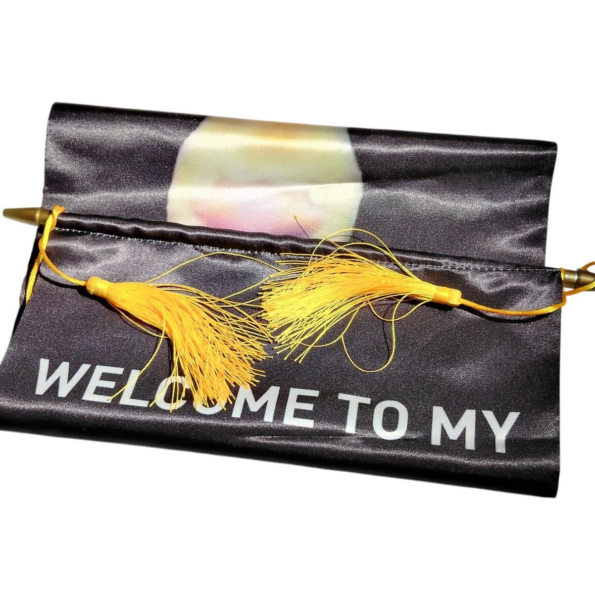 Welcome to My Crib Duck Wall Tapestry 12×18 in Double‑Sided Hanging Banner