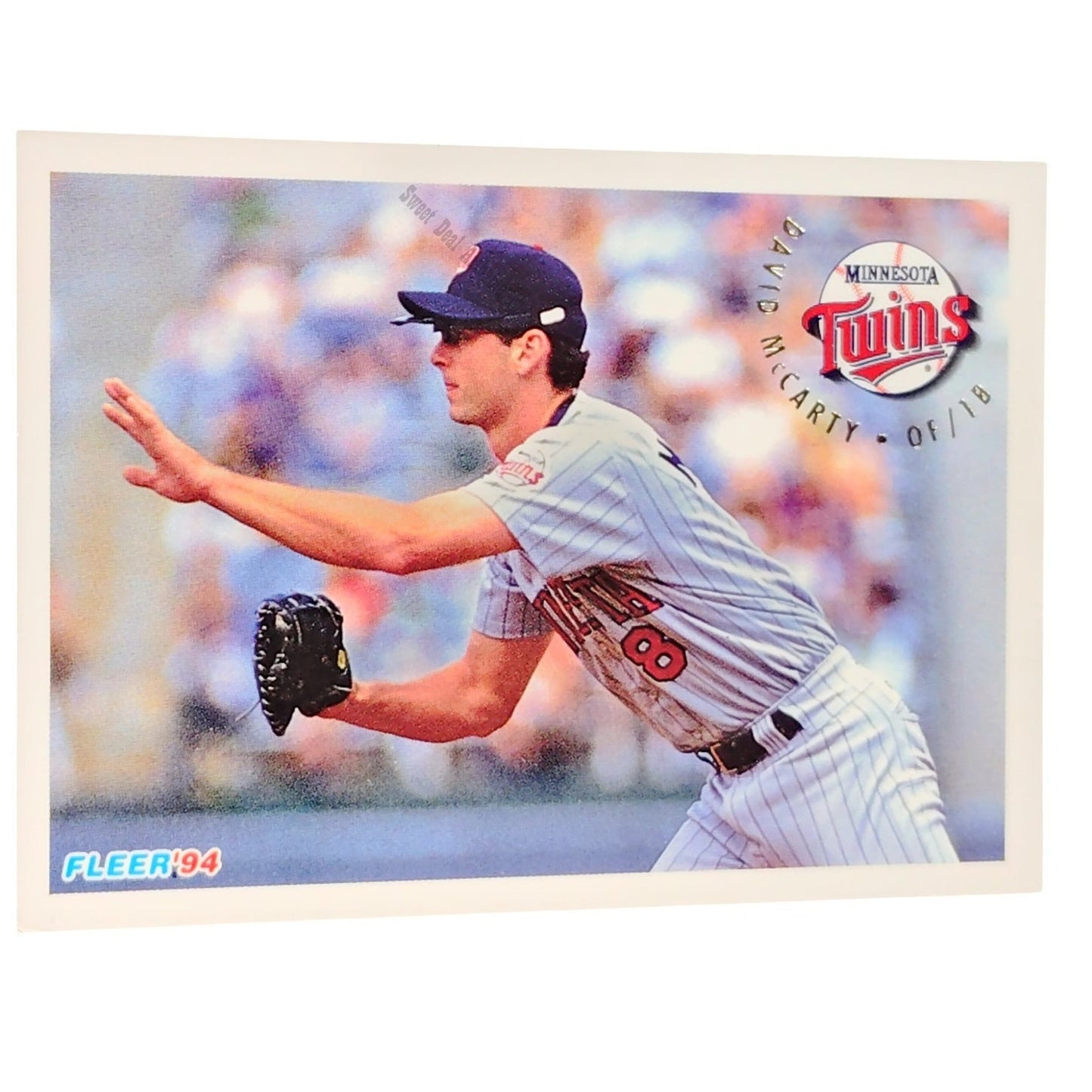 David McCarty, Minnesota Twins, #213, 1994 Fleer Baseball Collector's Card