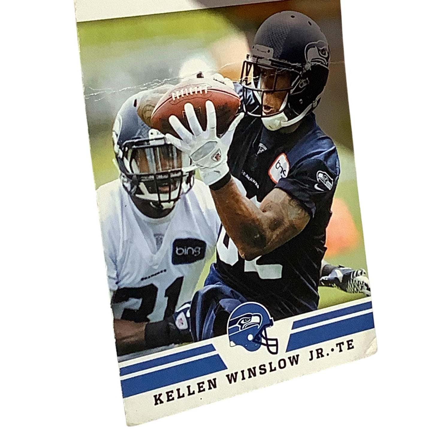Kellen Winslow, Seattle Seahawks, NFL 2012 Panini Score Card 127, VG