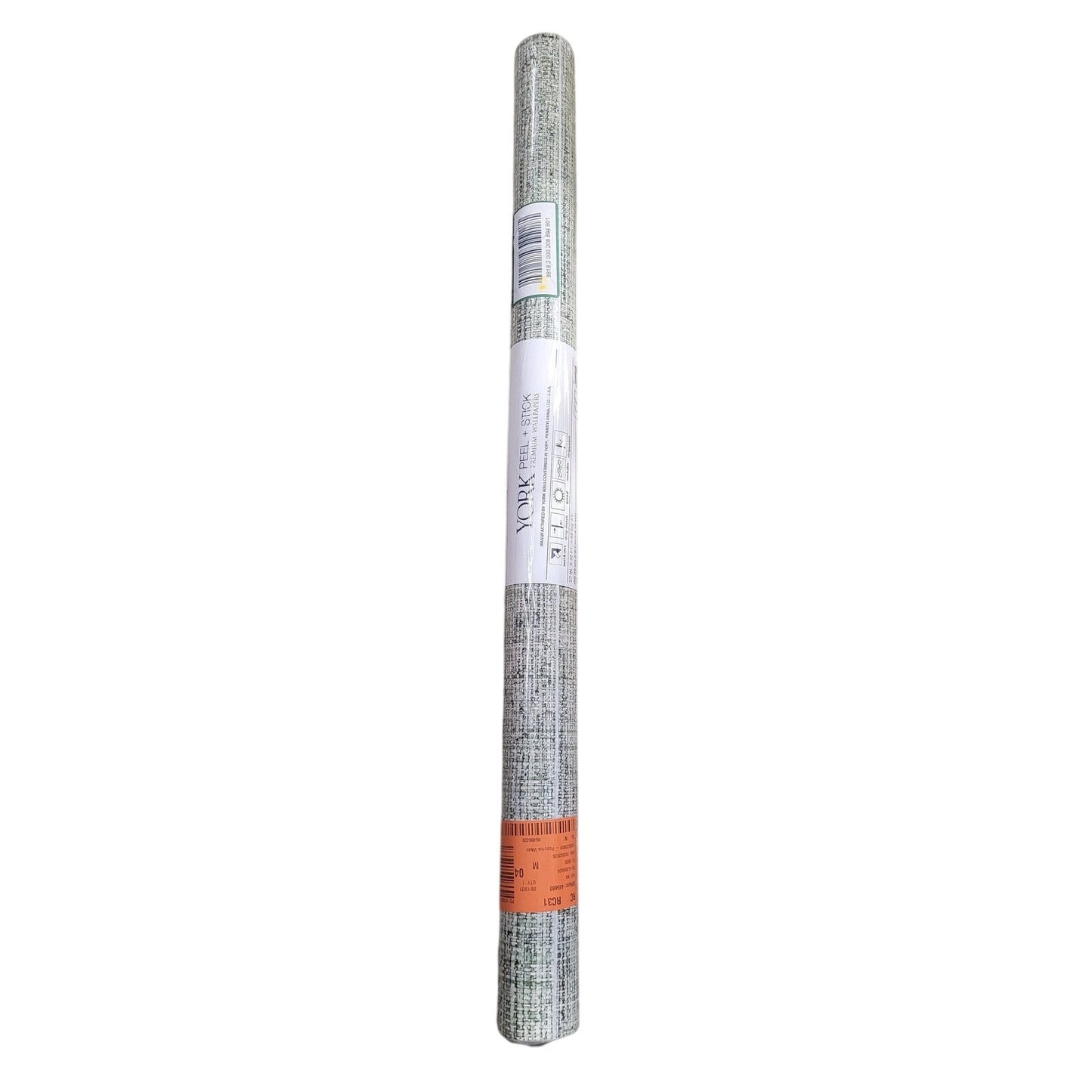 Papyrus Weave Green Paper Peel & Stick Repositionable Wallpaper Roll (45 Sq. Ft)