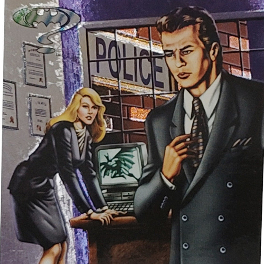 Sentinel 1995 Chase Meridian Metal Collector’s Card #52 Batman Forever DC Comics