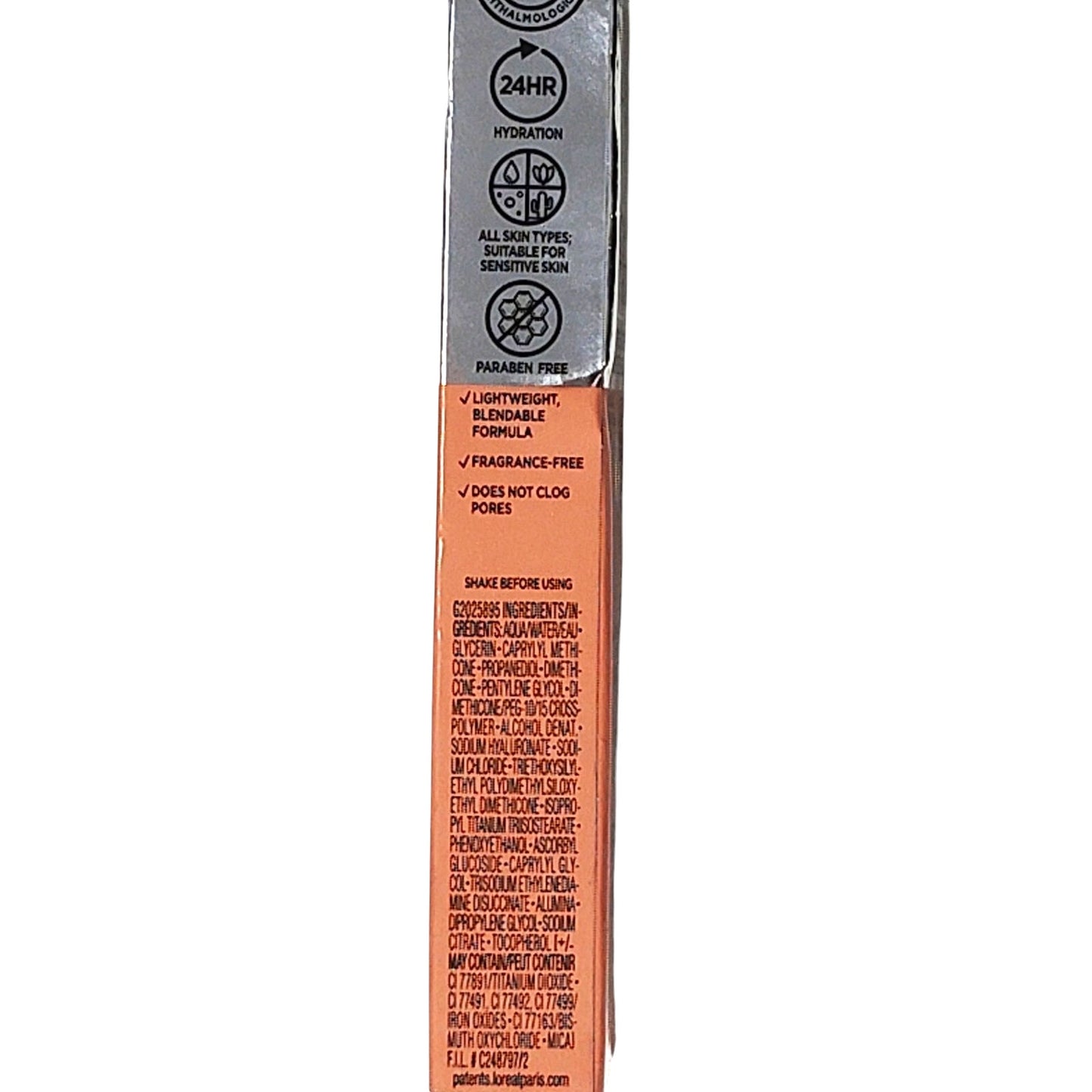 L'Oréal Paris True Match Eye Cream in a Concealer Dark C7-8 0.5% Hyaluronic Acid