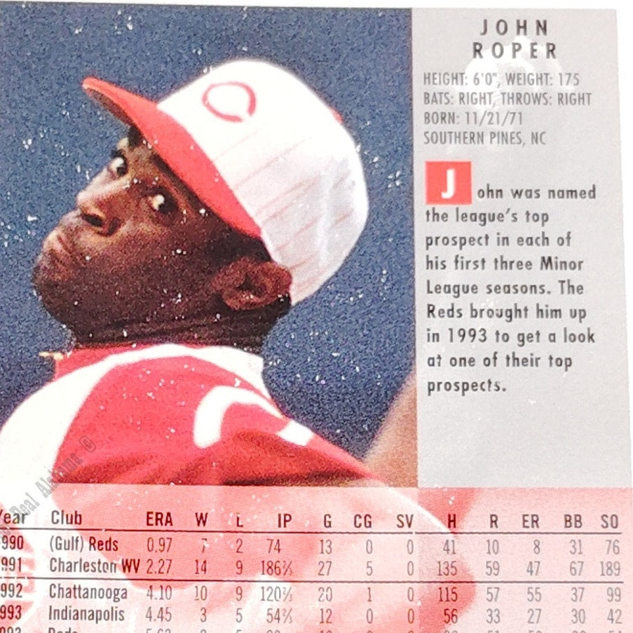 John Roper, Cincinnati Reds, #423, 1994 Fleer Baseball Collector's Card