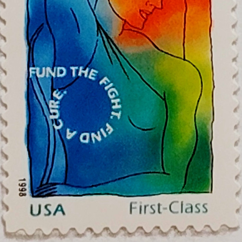 1998 USA 40¢ Breast Cancer Research MNH Scott B1 Semipostal