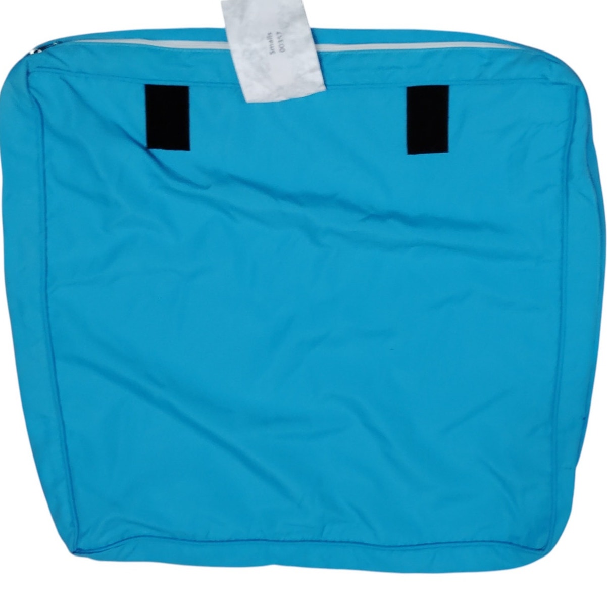 Outdoor Furniture Cushion Slipcover – 25" W × 25" D × 2.5" H | Turquoise Blue