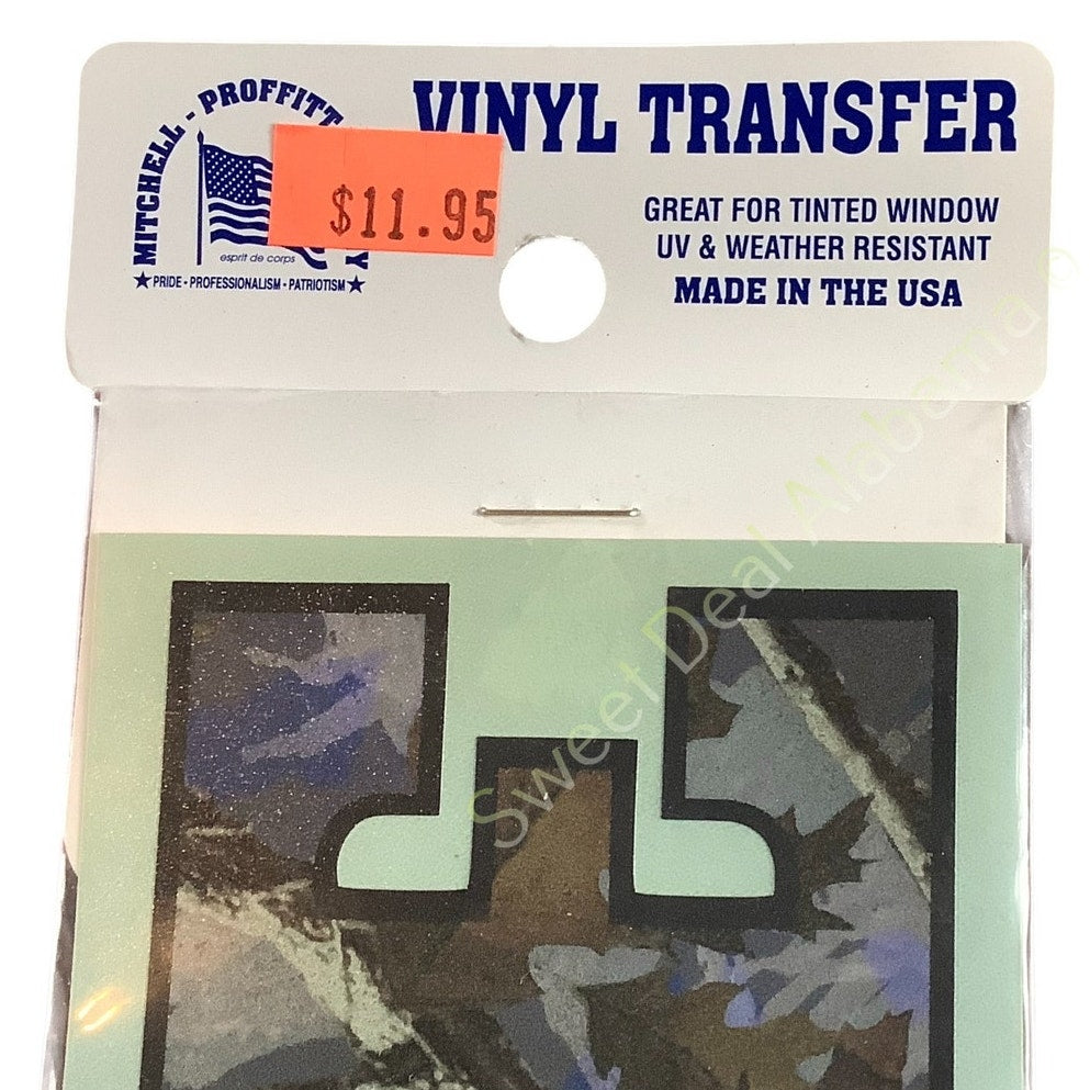 Mitchell Profitt Vinyl Transfer - AIR FORCE - 15.25"L x 3"H