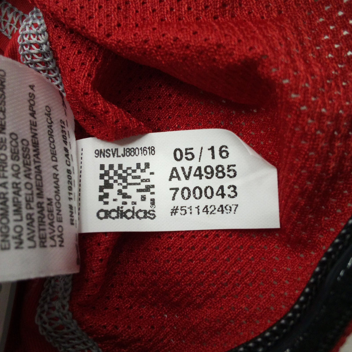 adidas IronSkin Knee Pad Size M Power Red ClimaCool XRD Compression Sleeve