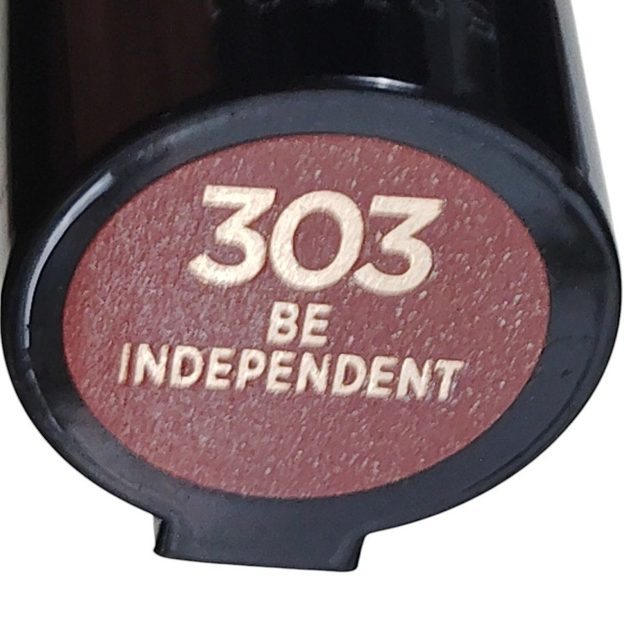 L'Oréal Paris Brilliant Signature Shiny Lip Stain – Be Independent 303, High-Shine Lightweight Color