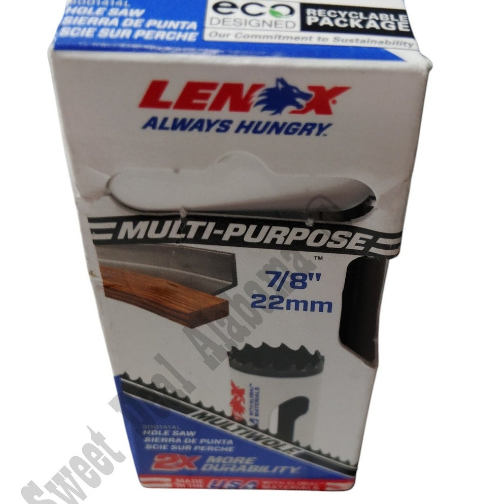 Lenox T3 Bi Metal Speed Slot Hole Saw, 7/8" 22mm, 3001414L