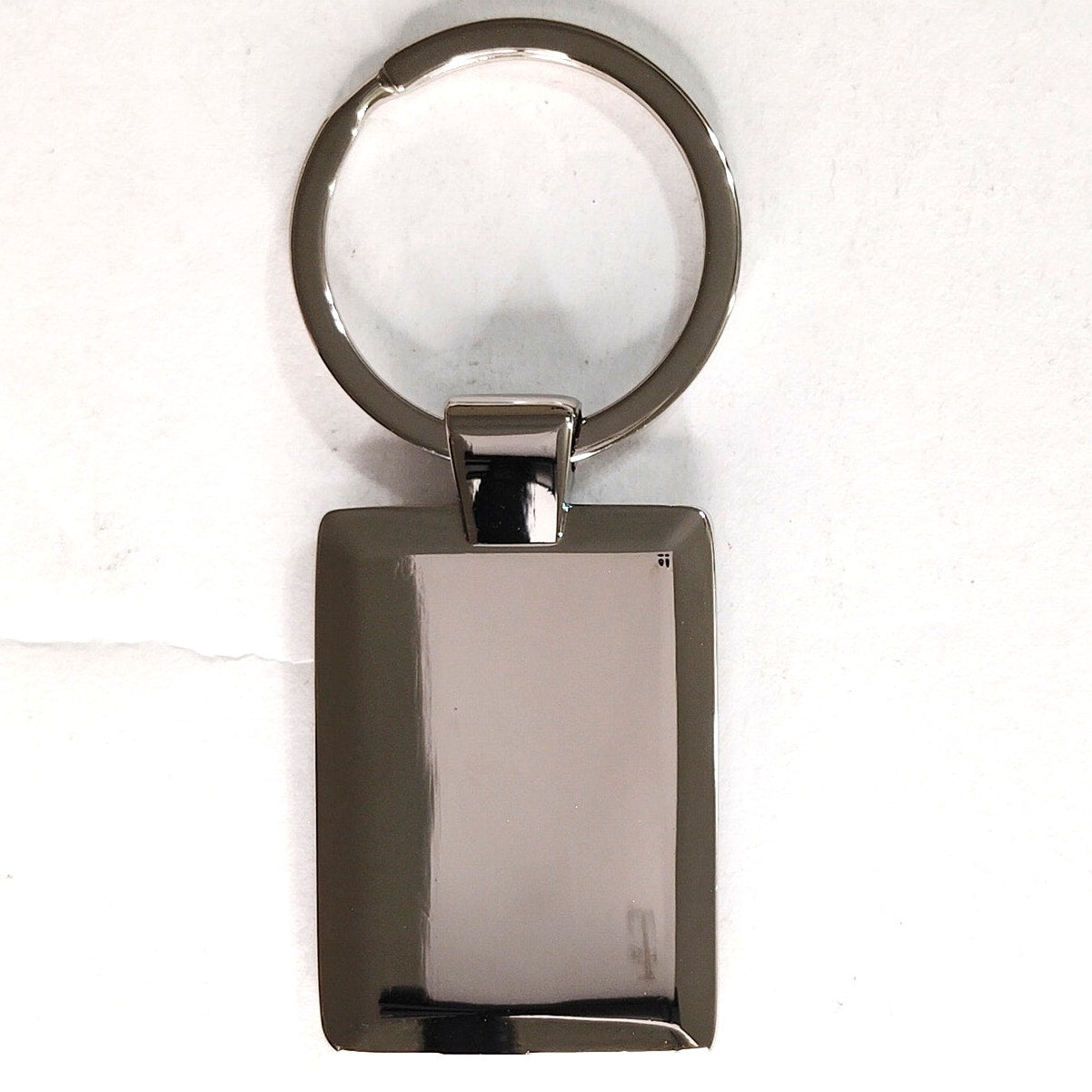 US Coast Guard Logo Keychain Novelty Silver‑Tone Key Fob 1‑1/2" × 1‑1/8"