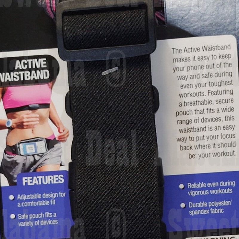 Pro Strength Active Waistband – Smartphone Holder & Key Pocket