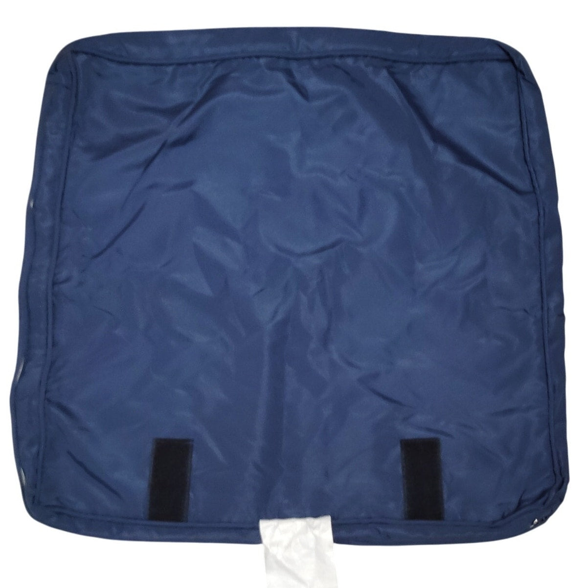 Outdoor Chair Cushion Slipcover – 24"W×24"D×3"H | Dark Blue | Hidden Zipper