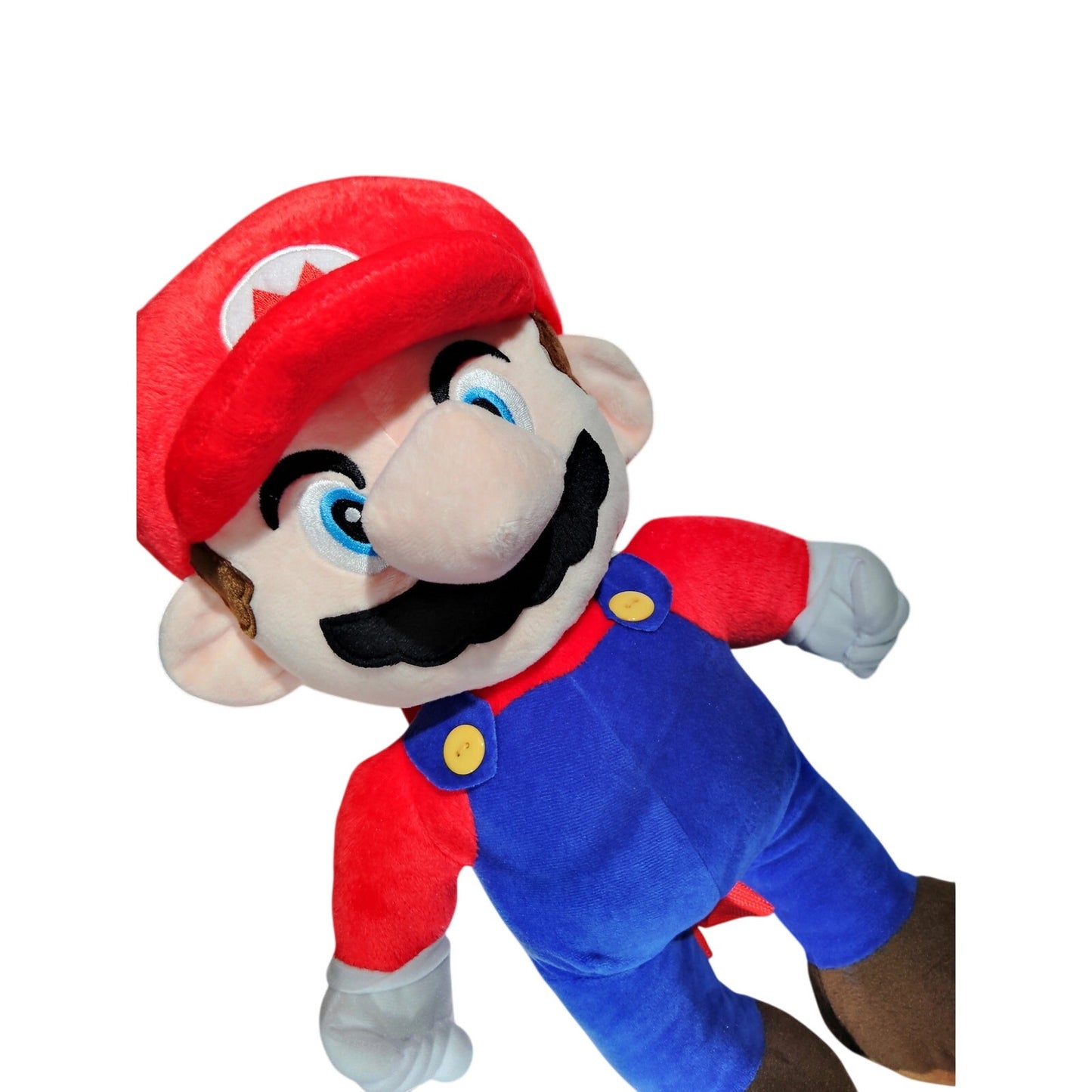 Kids' Mario Plush 16" Backpack - Red/Blue - Microplush Nintendo Character Bag