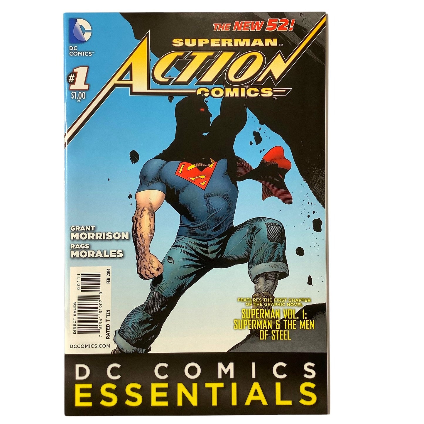 DC Comics Essentials, Superman Action Comics #1, Feb 2014, NM+ 9.6