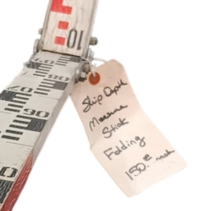 Vintage Navy Ship Depth Measuring Stick 4m Folding Surveyor’s Staff