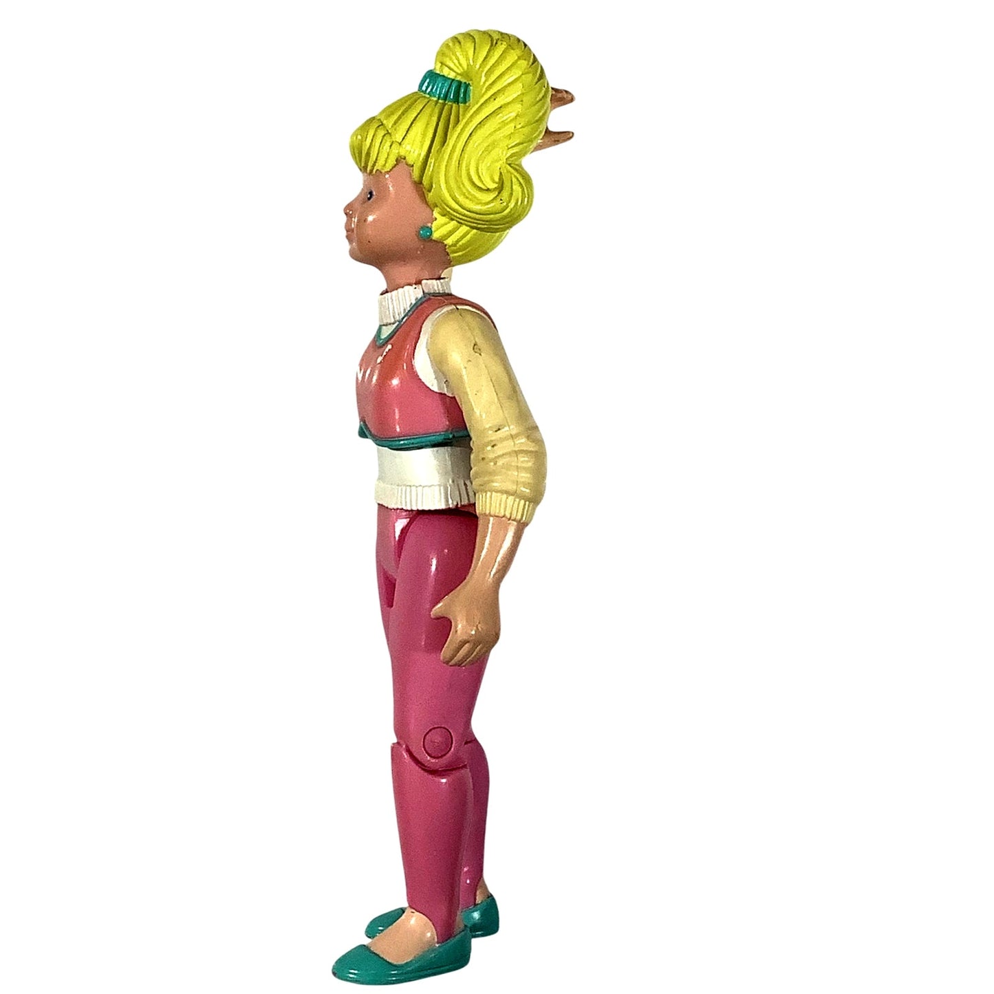 1994 Articulated Fisher-Price Loving Family Teen Blonde w/ Ponytail, Pink Outfit