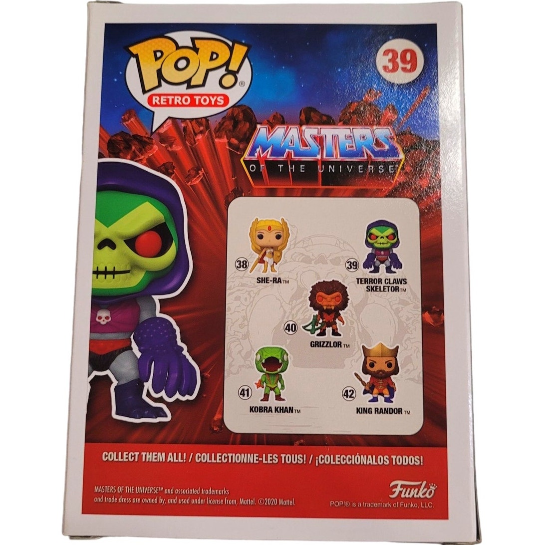 Skeletor with Terror Claws Metallic US Exclusive Pop! Vinyl No.39, DRM211021