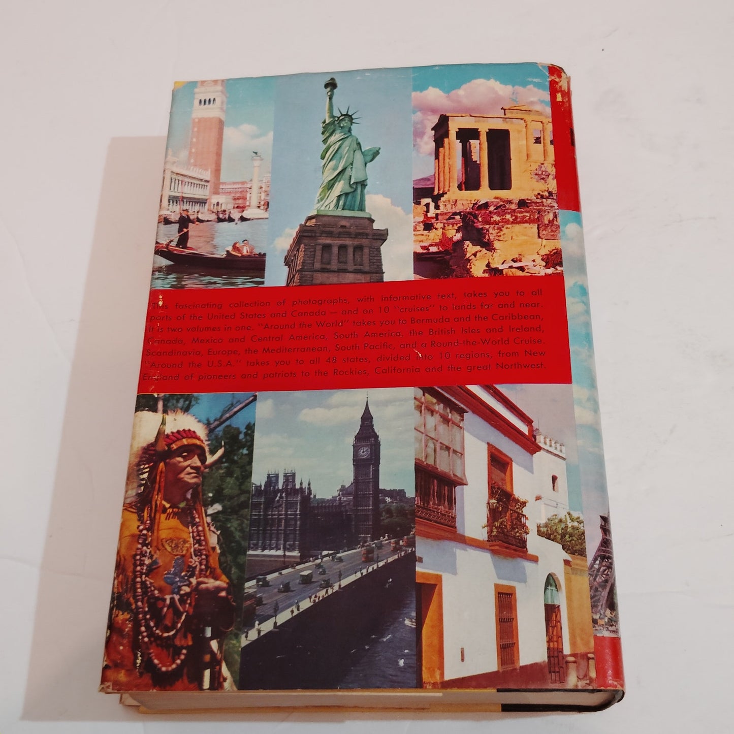 Around the World in 2000 Pictures 1959 Hardcover Excellent Condition Doubleday