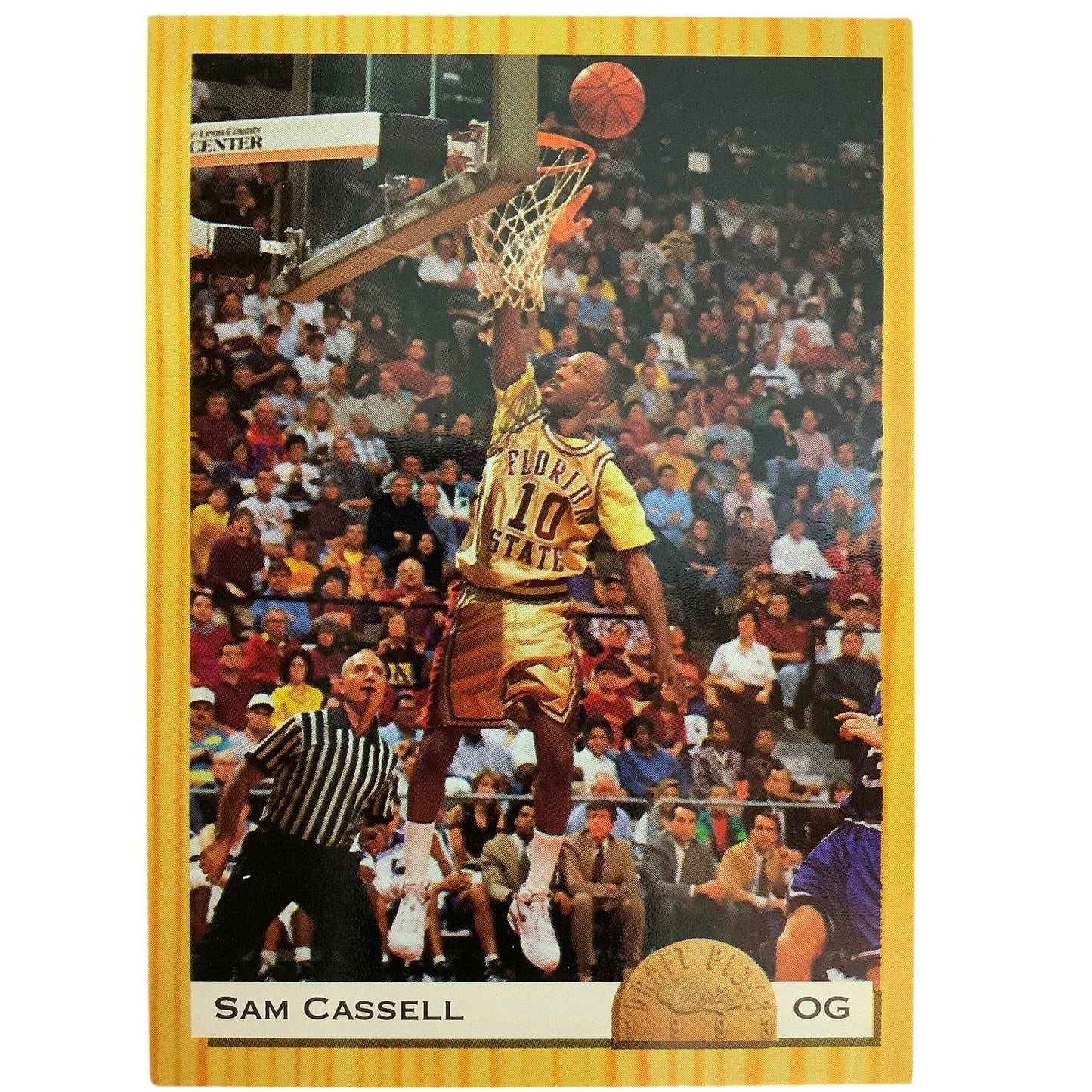 Sam Cassell, Florida State (G), Classics 1993 Draft Picks Card 20, EXC/NM