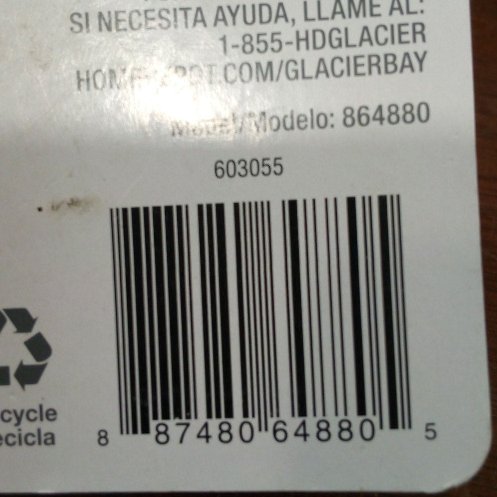 Glacier Bay Constructor Hot and Cold Faucet Handles 2‑PK – Chrome