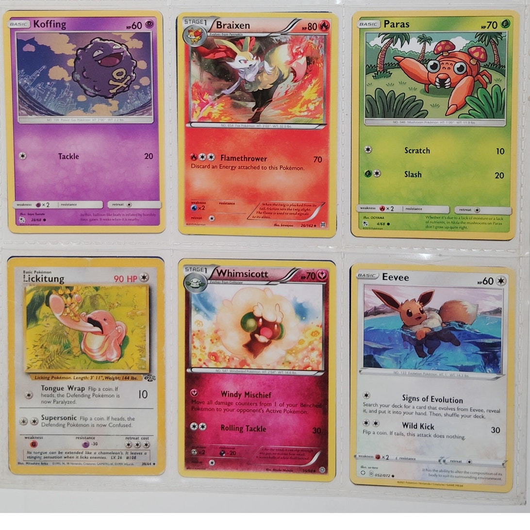18 Random Pokémon Cards Pictured, Actual Photos Provided