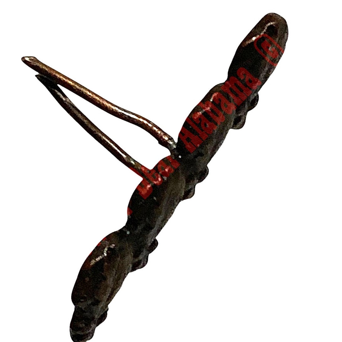 Ribbon Attachment Device: Bronze Four Oak Leaf - 1/4"H x 7/8"W