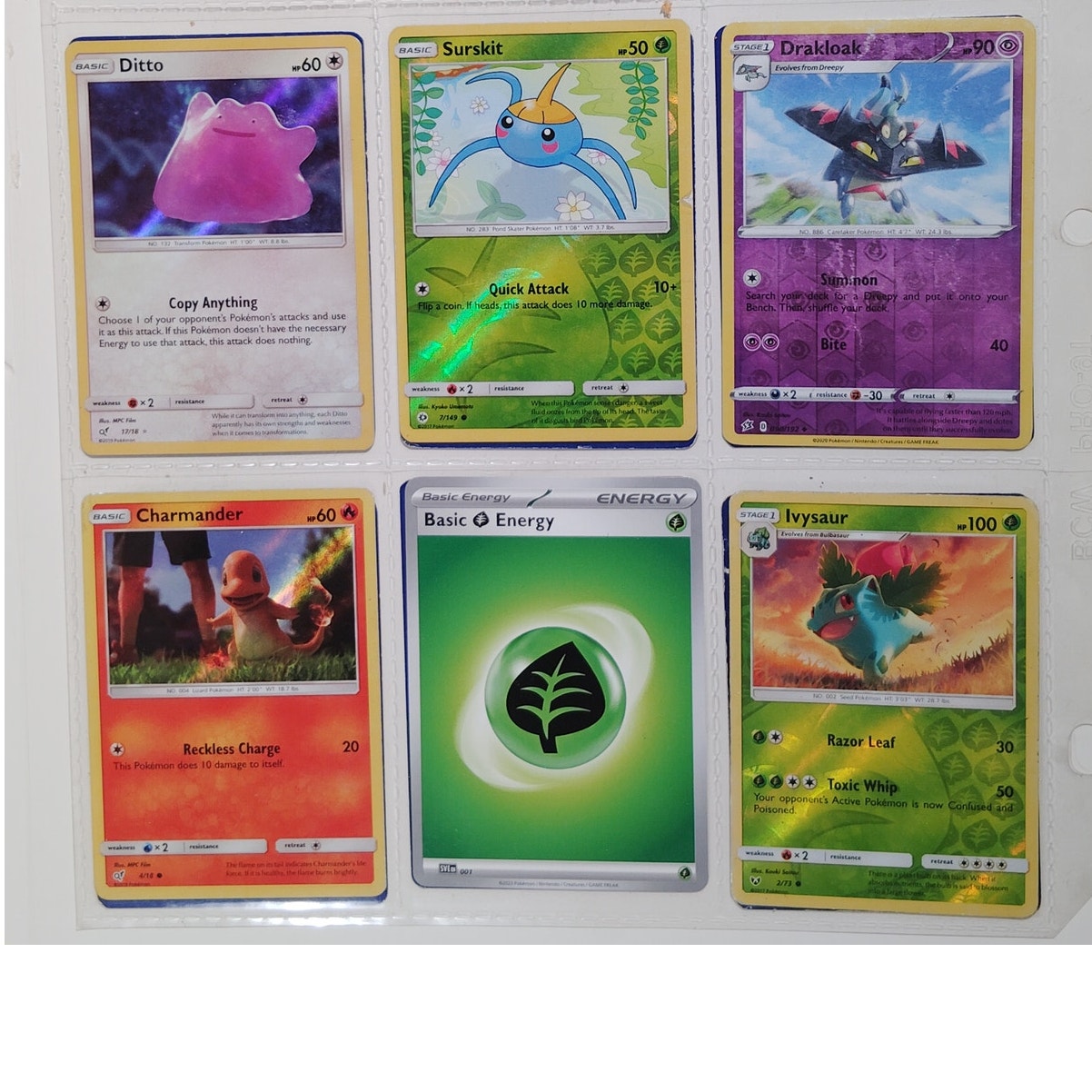 18 Random Pokémon Cards Pictured, Actual Photos Provided