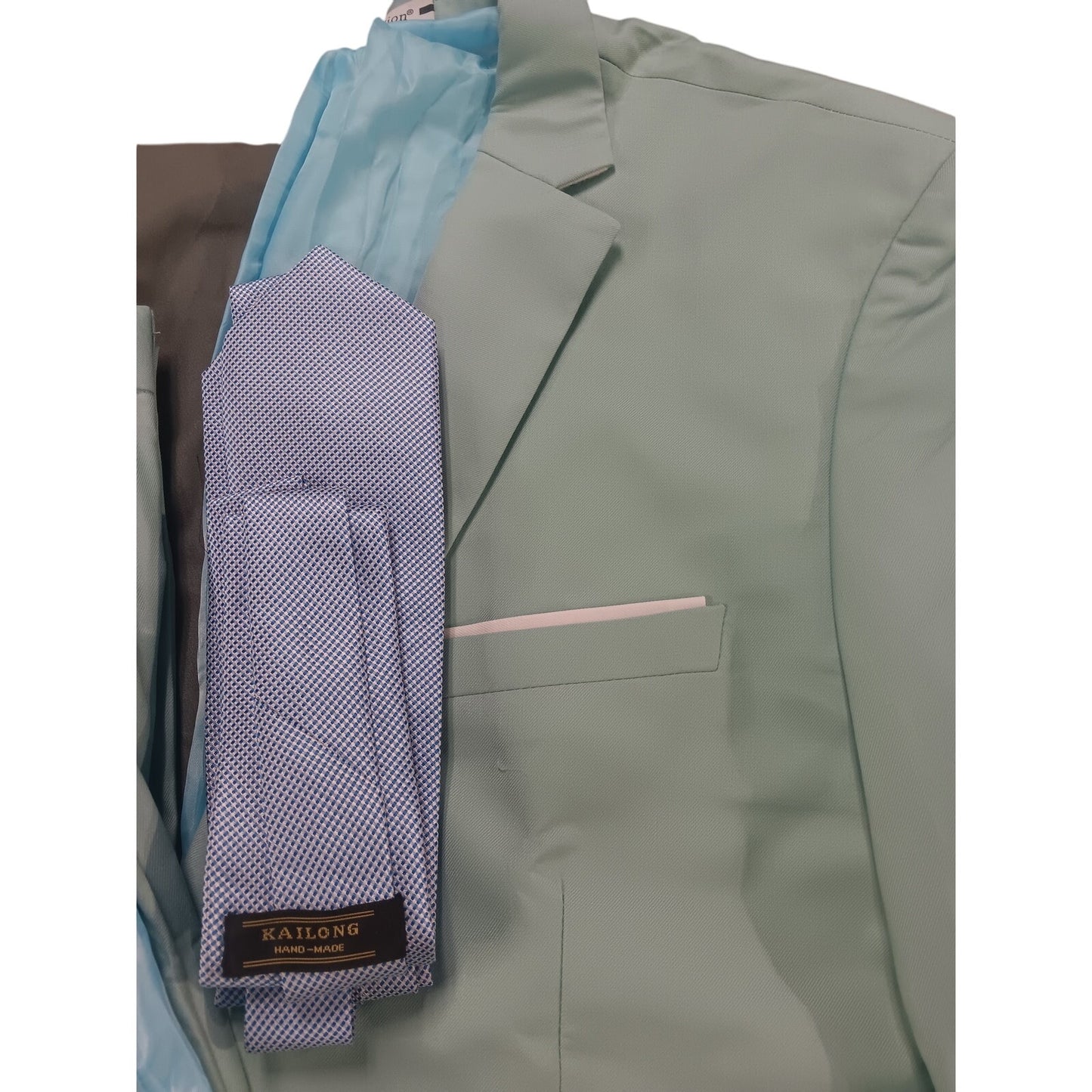 Men's Slim Fit 3 Pc Suit, 2 Button Dress Tux Suit Set w/ Jacket Vest Pants & Tie