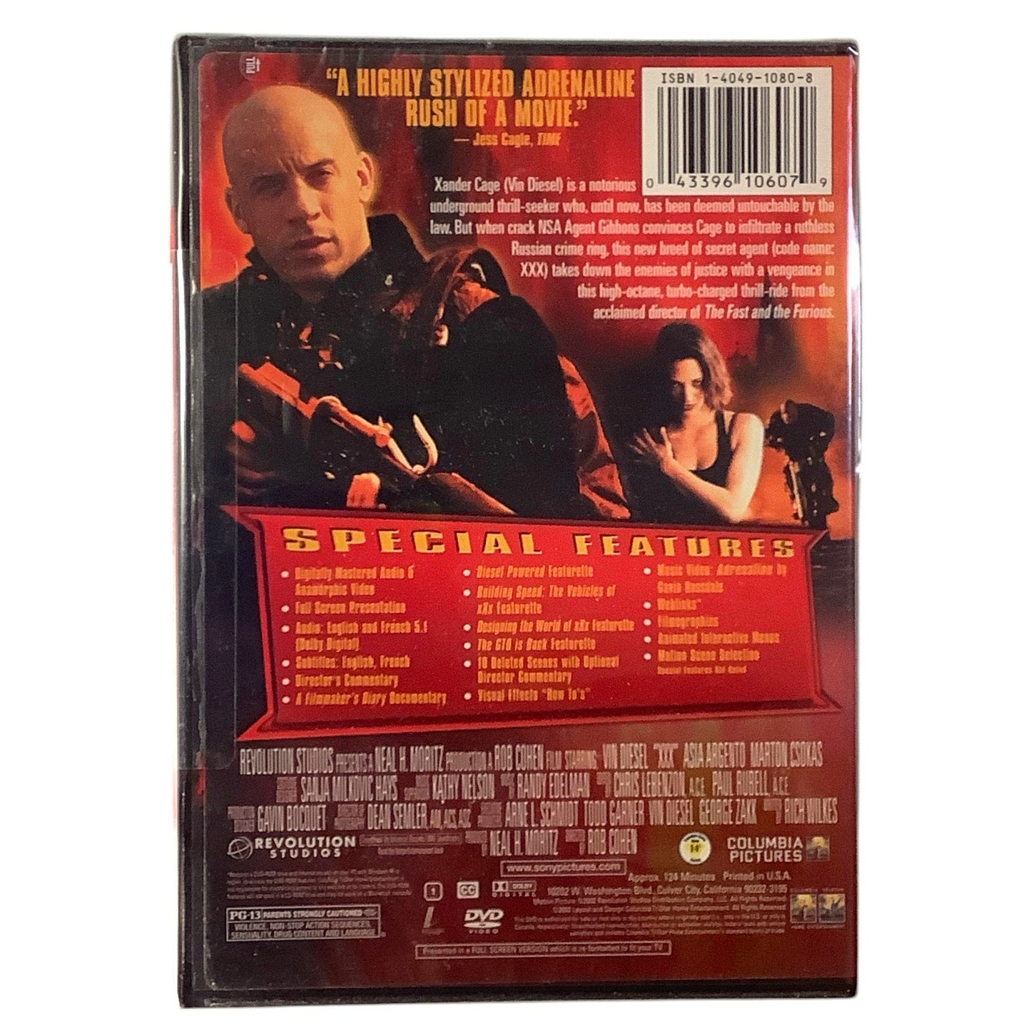 DVD, xXx (Full Screen Special Edition), 12-31-2002 Release, NIP