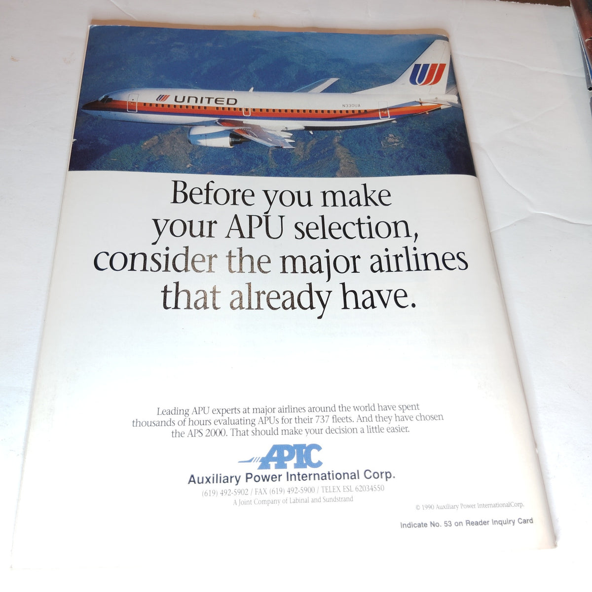 Air Transport World Magazine - April 1992 - Canada Seeks a Solution