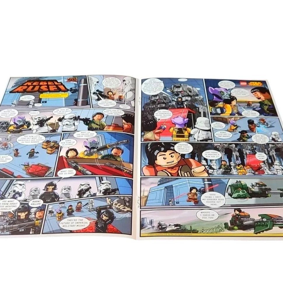 2015 SDCC Exclusive Lego Star Wars The Rebels Strike Back Comic, WREN, NM 9.4