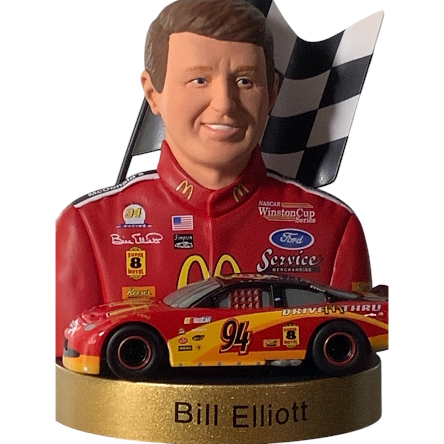Hallmark 1999 Keepsake Ornament, NASCAR Bill Elliott, Stock Car Champion Series