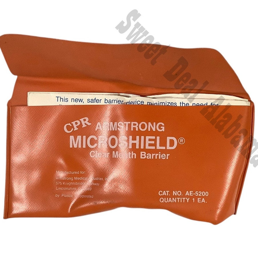 VTG Military Issue CPR Microshield Clear Mouth-To-Mouth Resuscitation Barrier