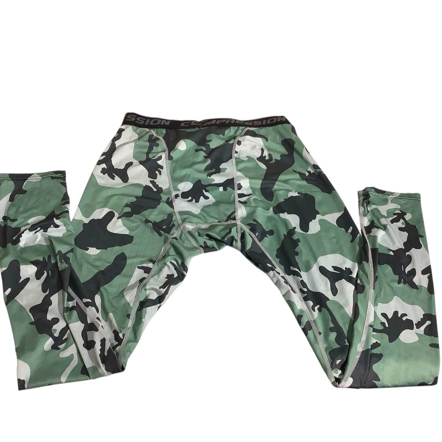 Unisex Woodland Camo Stretch Long Johns 27.6-29.2"W x 27"L