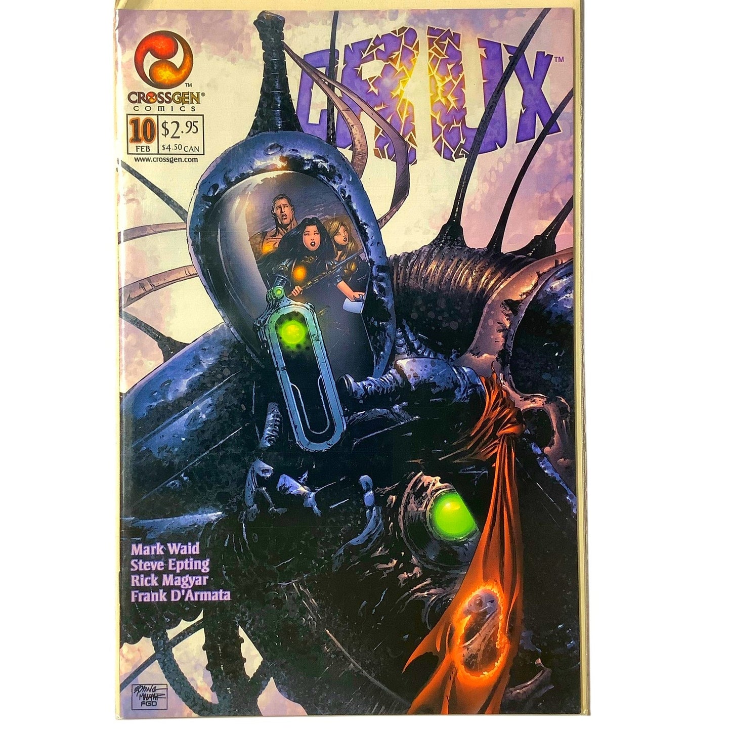 Crossgen Comics, Crux #10, Feb 2002, NM 9.4 by Waid, Epting, Magyar & D'Armata
