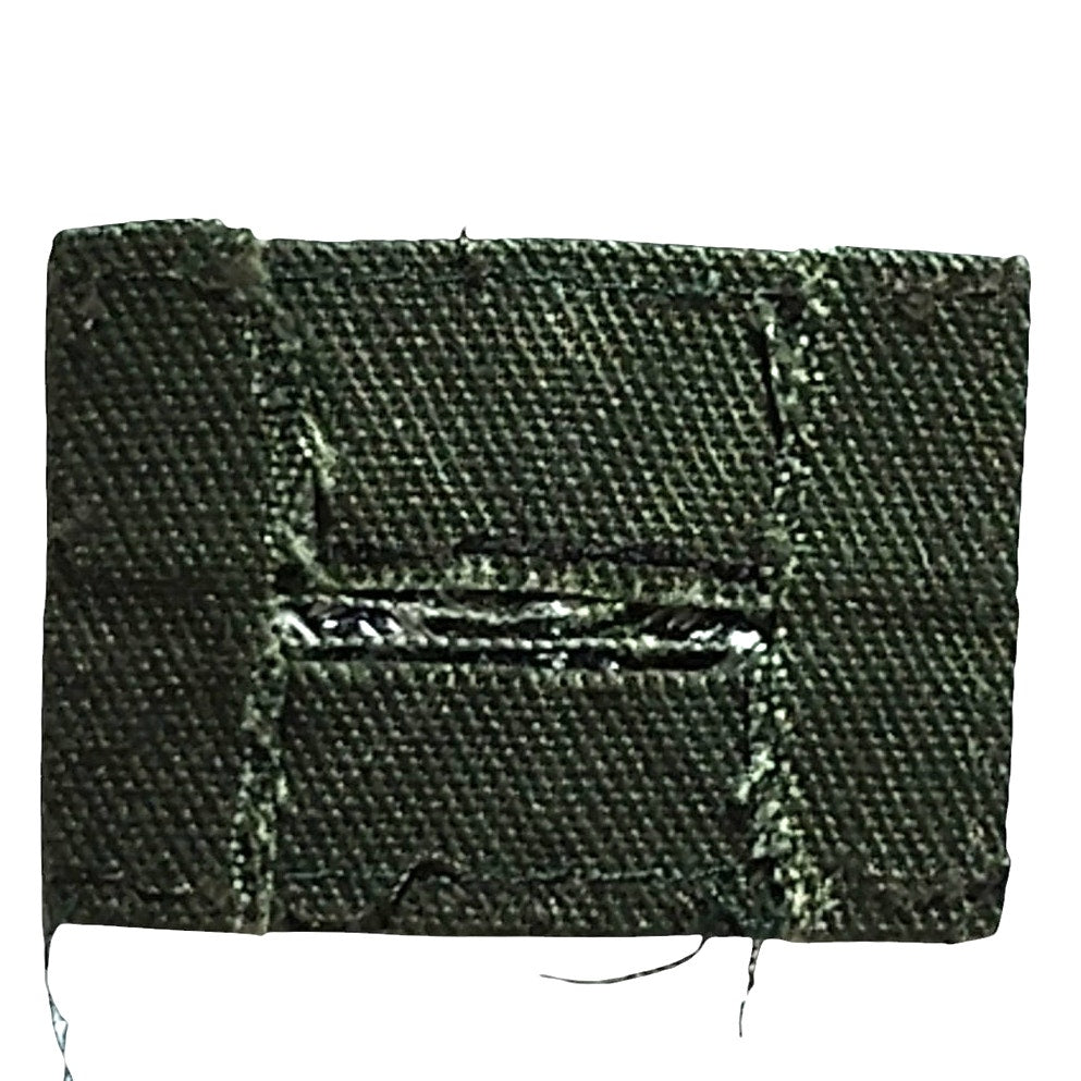 Pre-1989 Cap Device Subdued Embroidered Signal Corps ODG Sew-On 1.5" x 1"