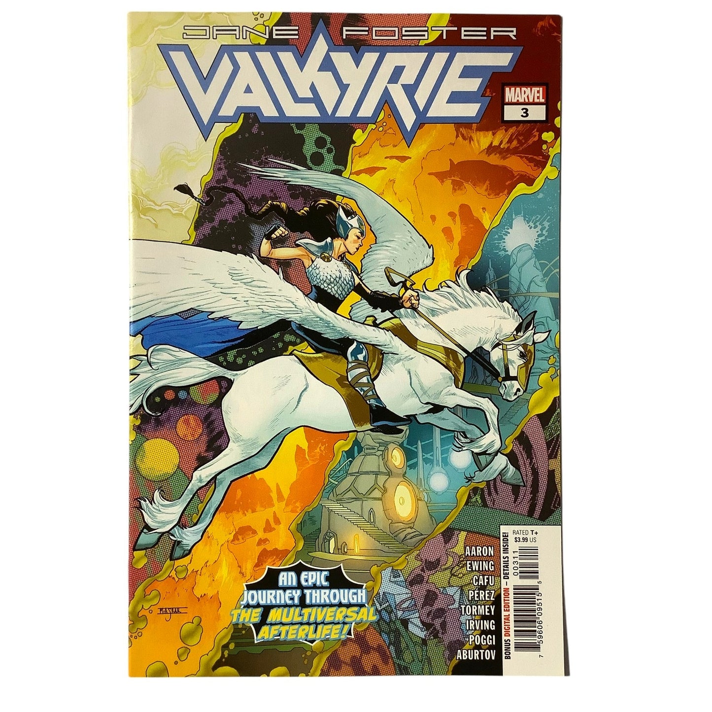 Marvel's Valkyrie Jane Foster #3, Nov 2019, NM 9.4
