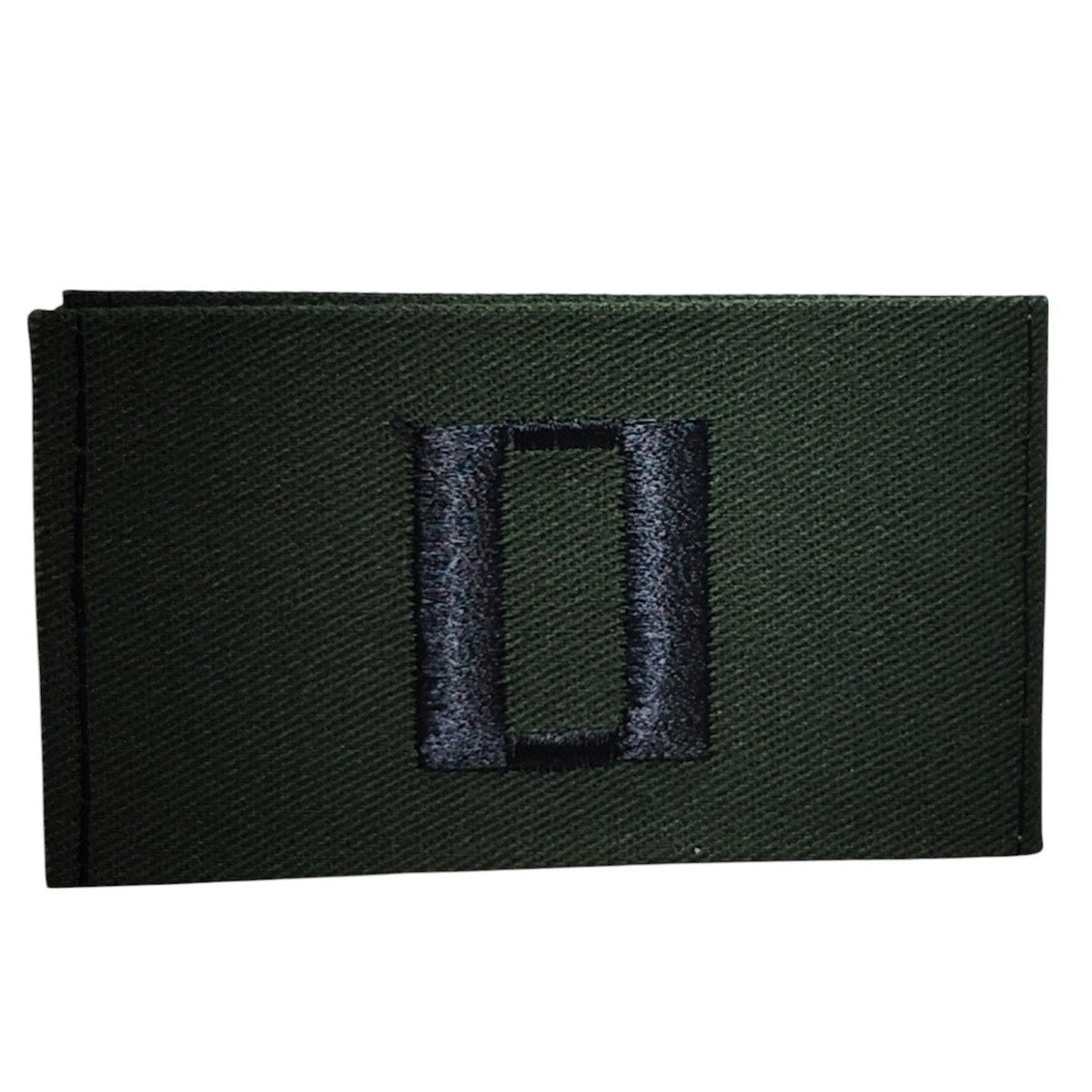 Pre-1989 USN Collar Devices Subdued Embroidered Senior Lieutenant ODG Sew-On