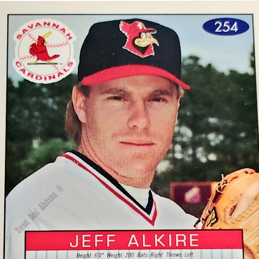 Jeff Alkire, Savannah Cardinals, No. 254, 93-94 Fleer Excel Minor Leagues