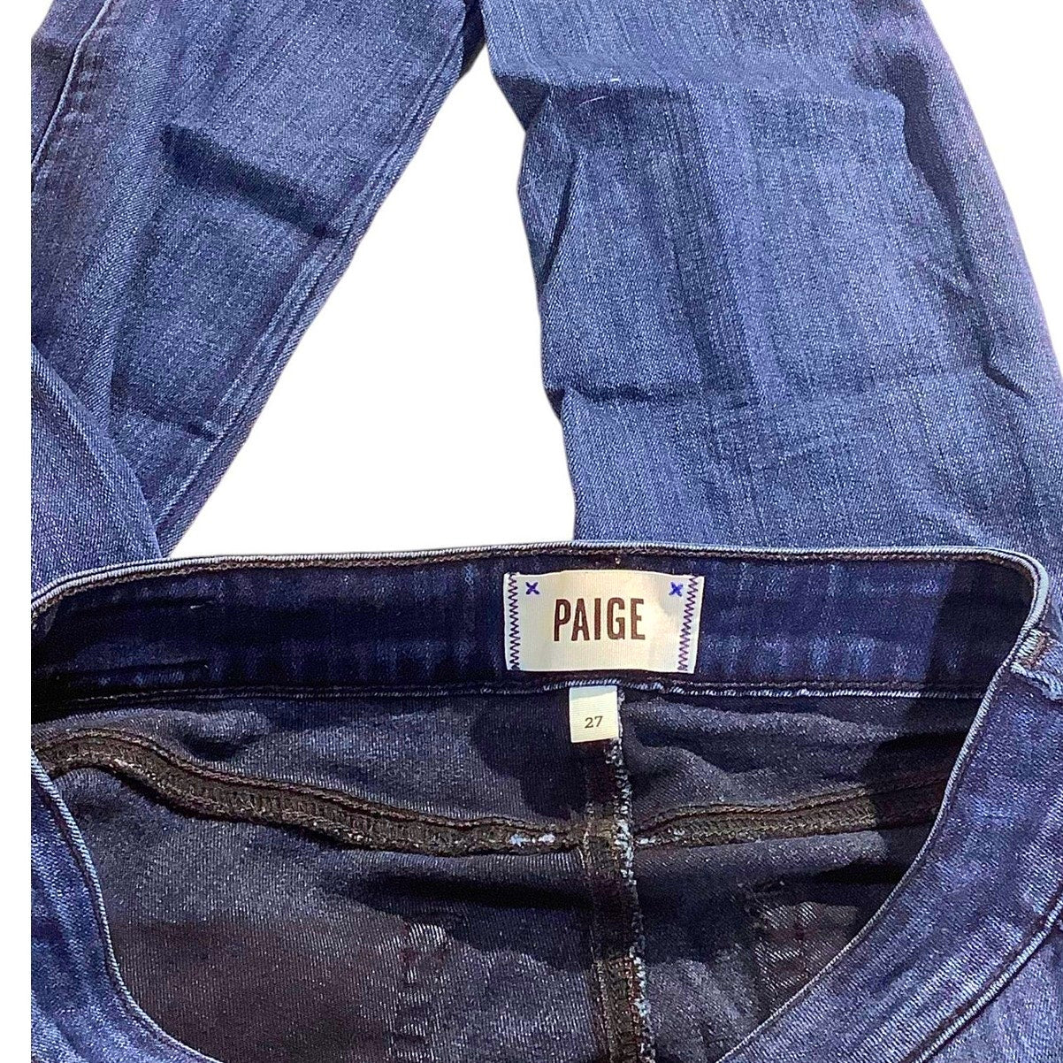Paige Women's Denim Blue Stretch Skinny Verdugo Jeans, 27 x 29, LN