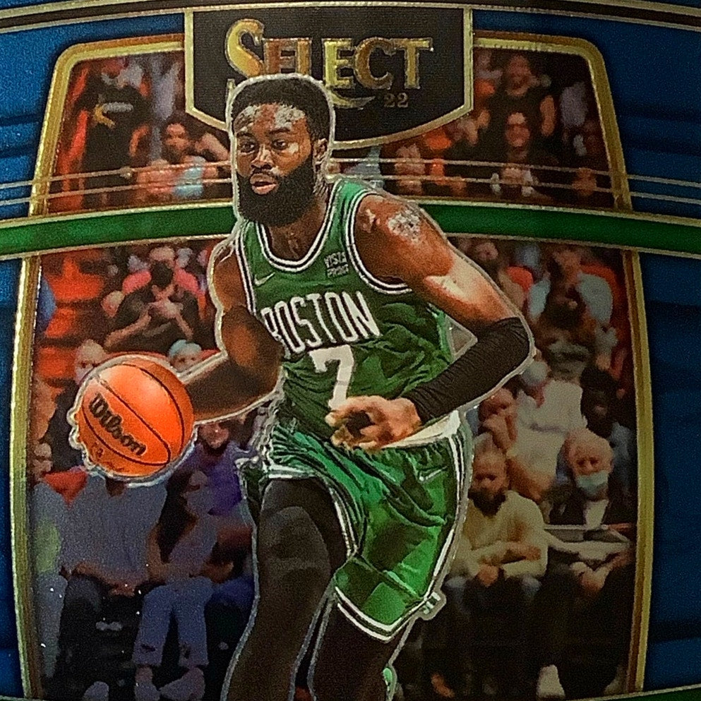 Jaylen Brown, Boston Celtics, Card #67, 2021-22 NBA Panini Select