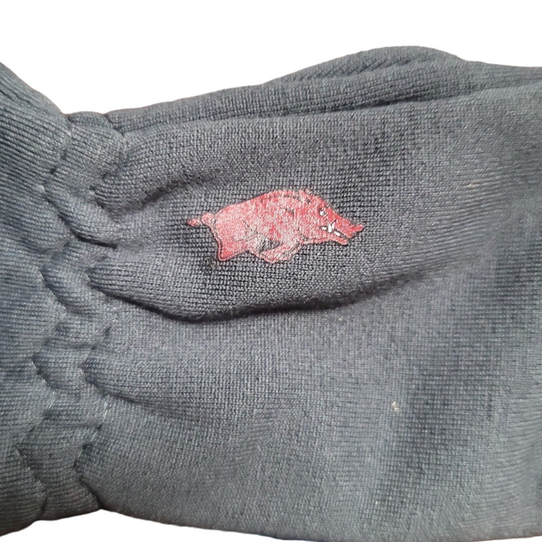 Nike Arkansas Razorbacks Preschool Therma-FIT Gloves - Anthracite, Size 4-7