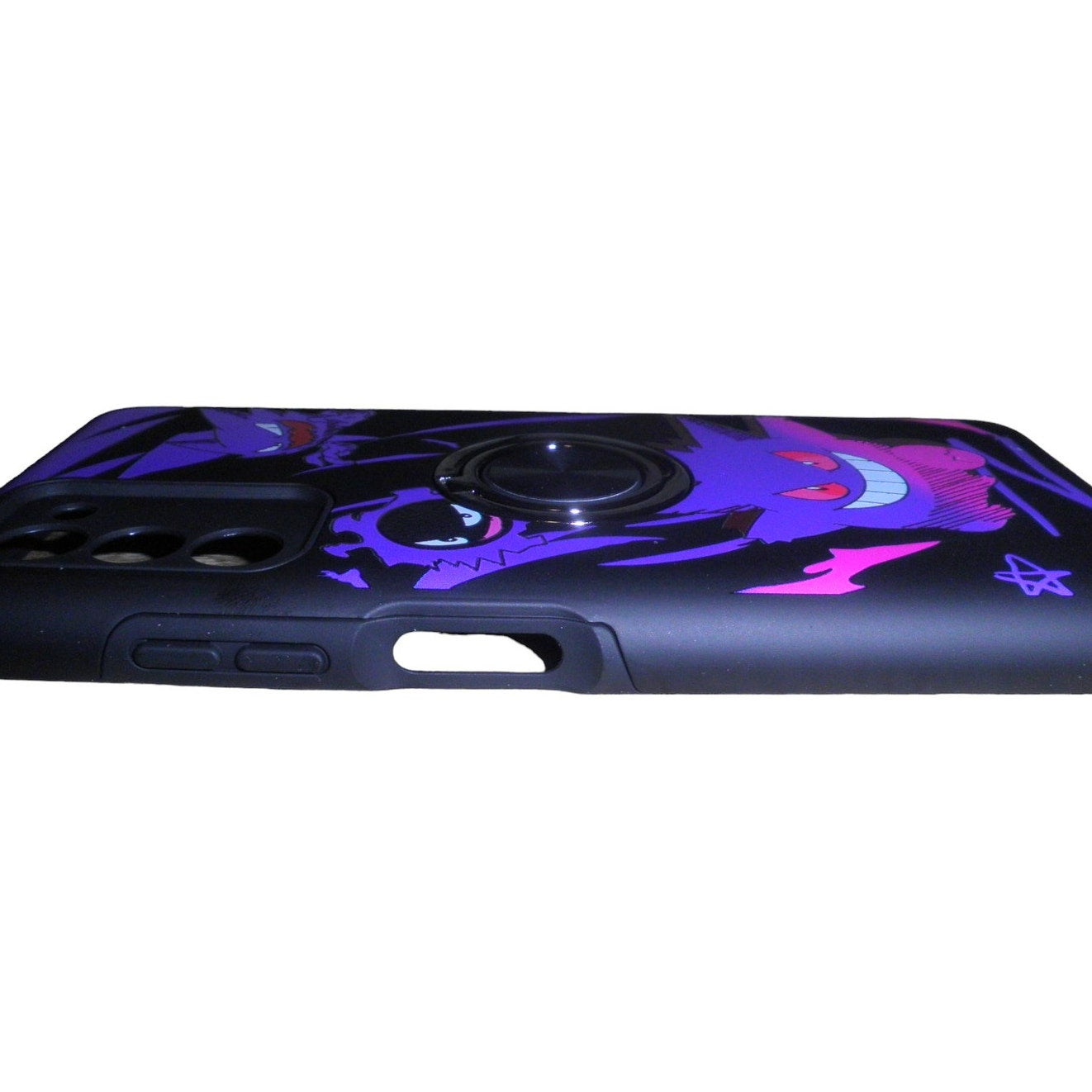 A03S Pokemon Red-Eye Gengar Ghost Phone Case w/ Magnetic Back for Car Holder